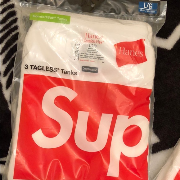 supreme hanes tank